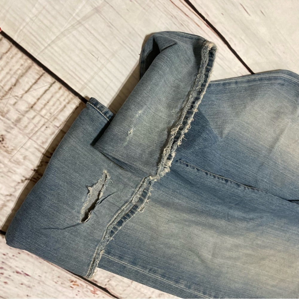 Lucky Brand Dungarees By Gene Montesano  40x32 Trucker Straight Leg Zipper Fly - Picture 10 of 12